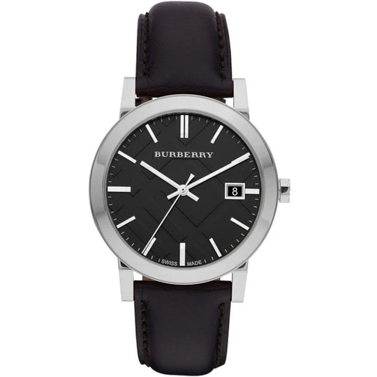Burberry Men's BU9009 Black Leather Watch