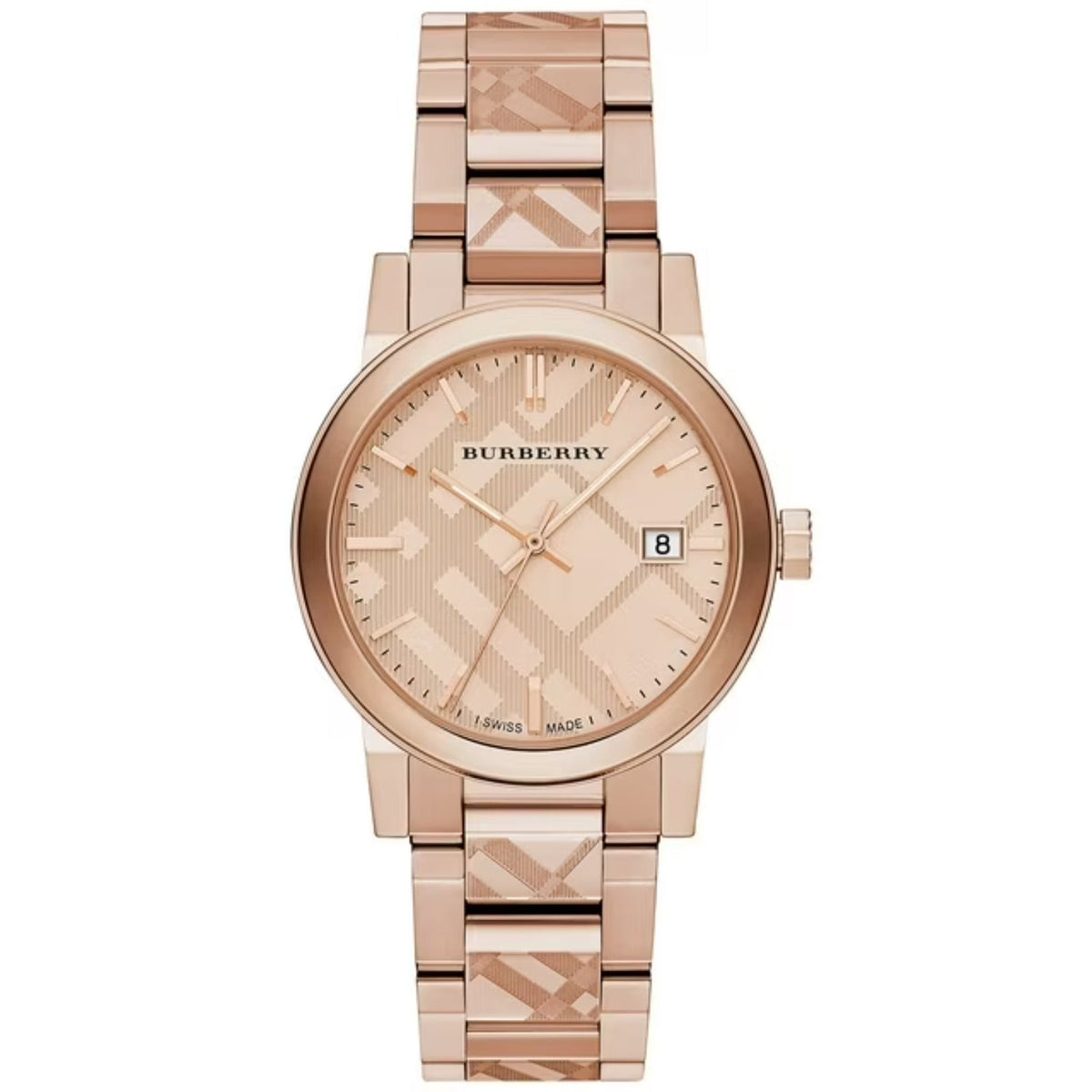 Burberry Women&#39;s BU9039 Rose-Tone Stainless steel Watch