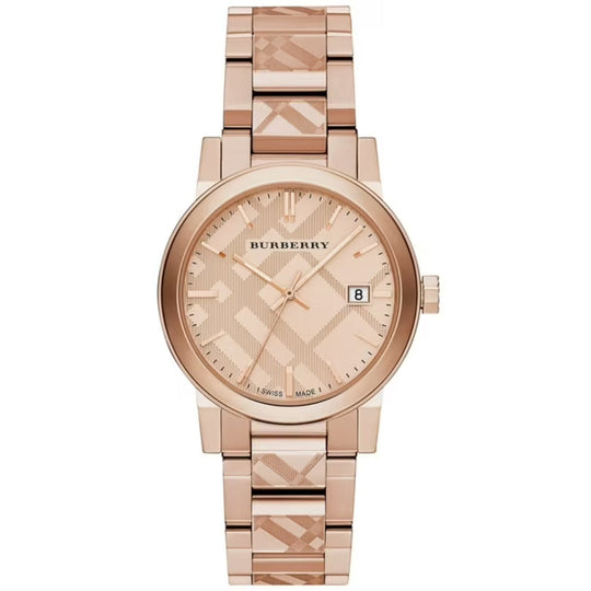 Burberry Women's BU9039 Rose-Tone Stainless steel Watch