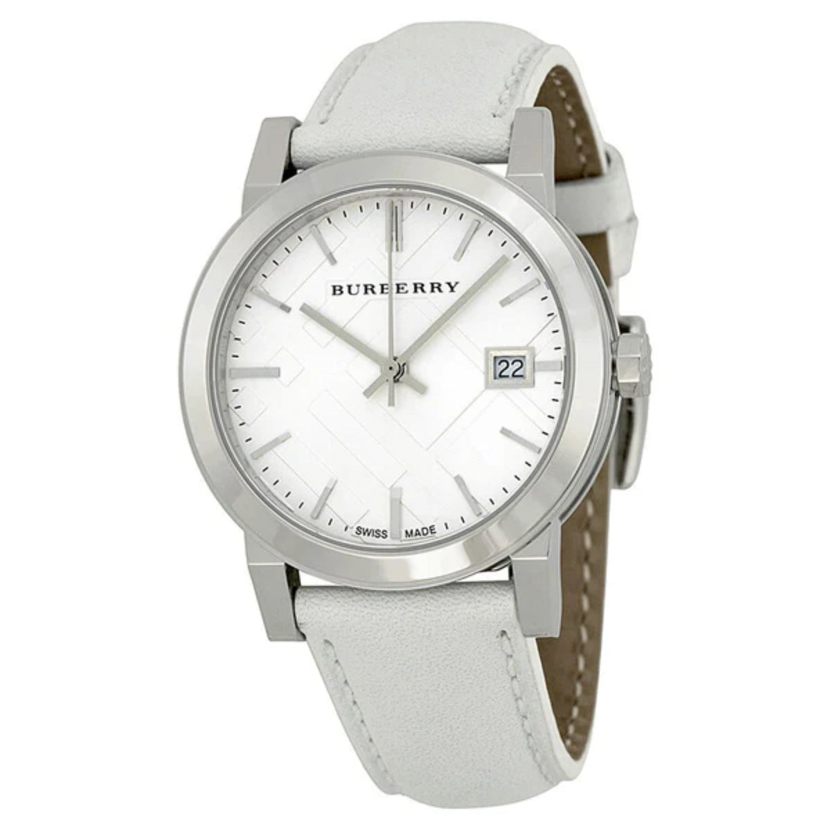 Burberry Women's BU9128 White Leather Watch