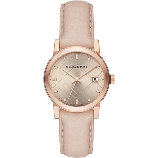 Burberry Women's BU9131 Beige Leather Watch