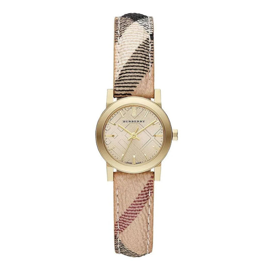 Burberry Women's BU9219 Multicolor Haymarket Check Fabric (PVC Coated) Watch