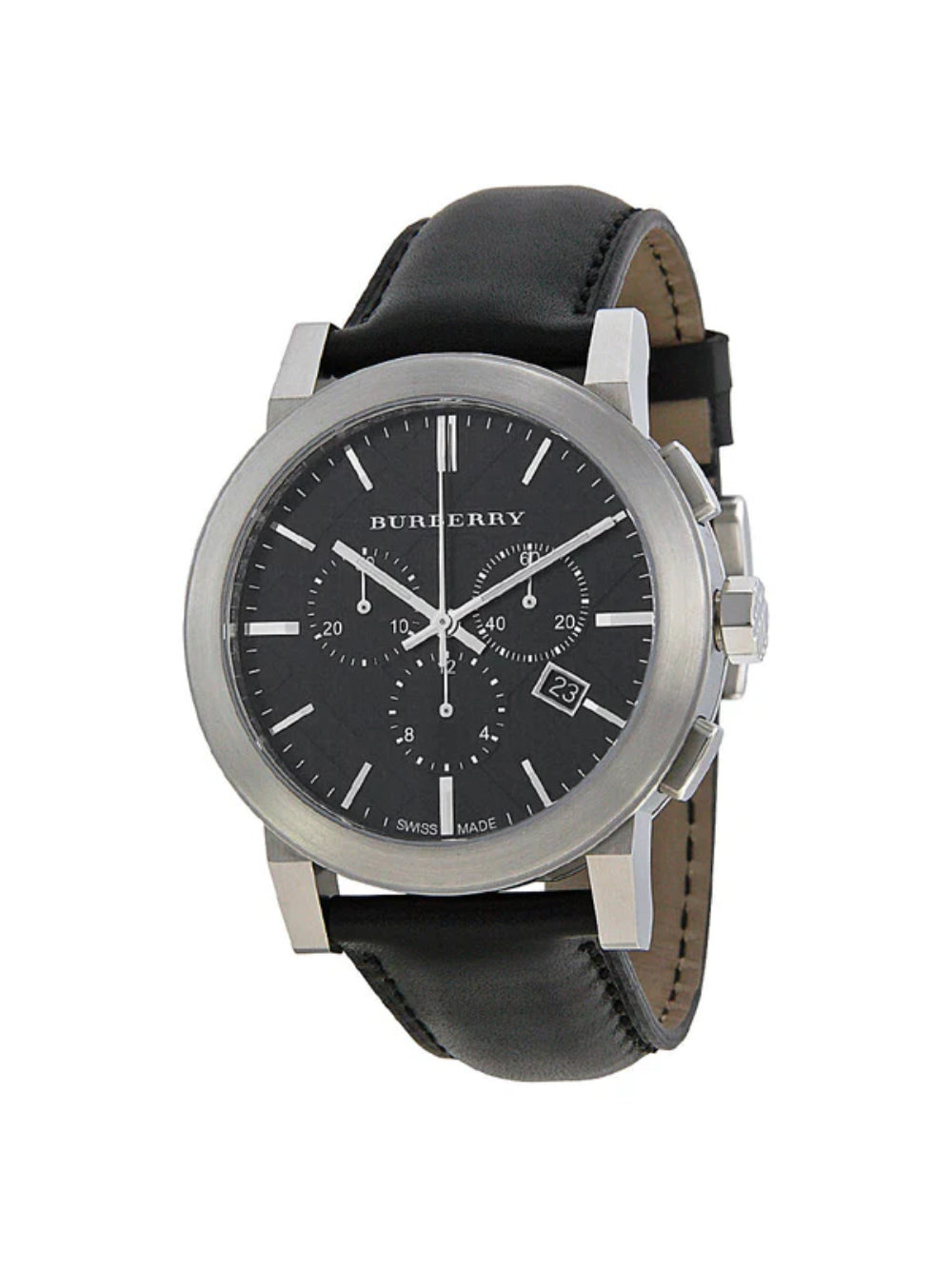 Burberry Men&#39;s BU9356 Black Leather Watch