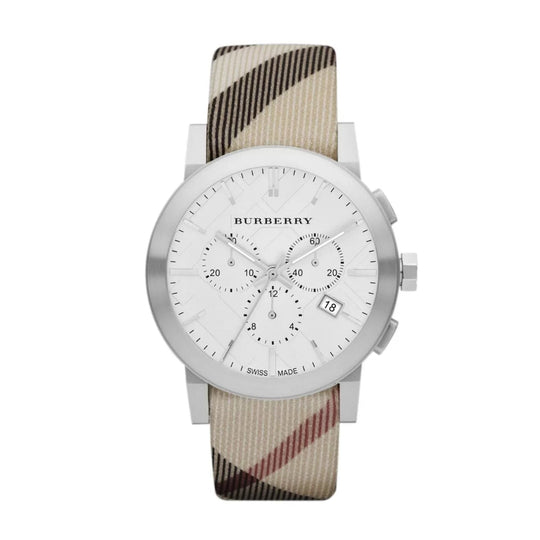 Burberry Men's BU9357 Beige Leather Watch