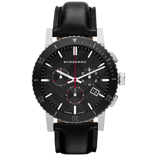 Burberry Men's BU9382 Black Leather Watch