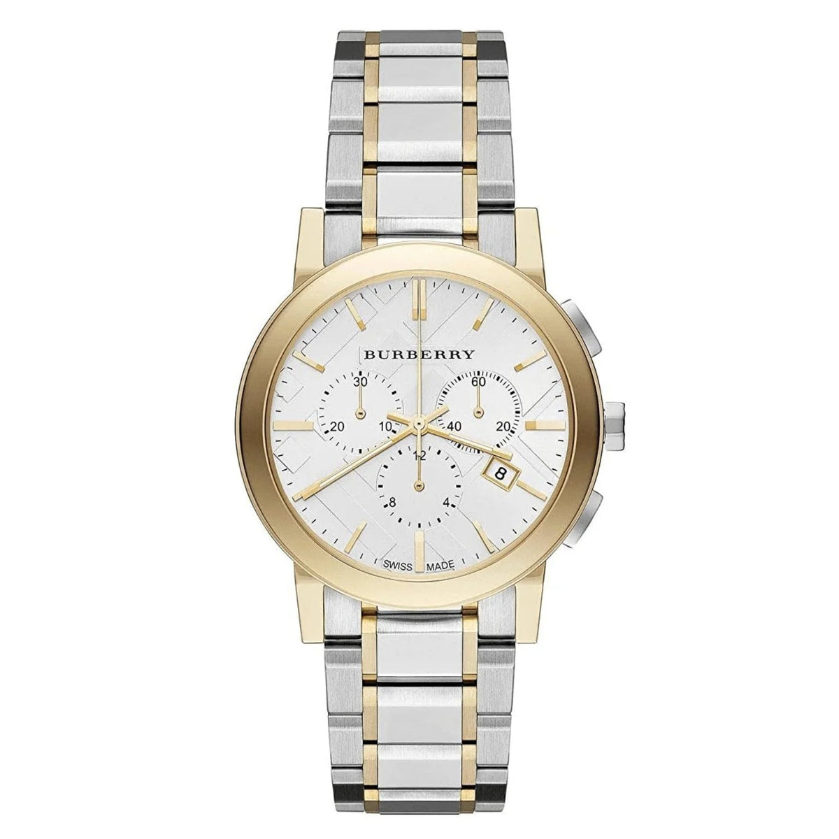 Burberry Men&#39;s BU9751 Two-tone (Silver-tone and Gold-tone) Stainless Steel Watch
