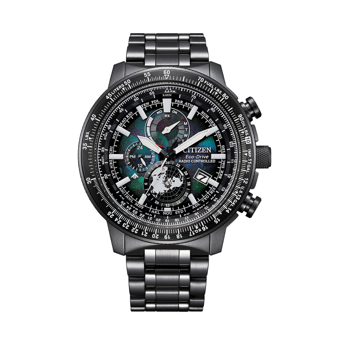 Citizen Promaster Geo Trekker Men's Dark Gray Bracelet Quartz Watch - BY3005-56E