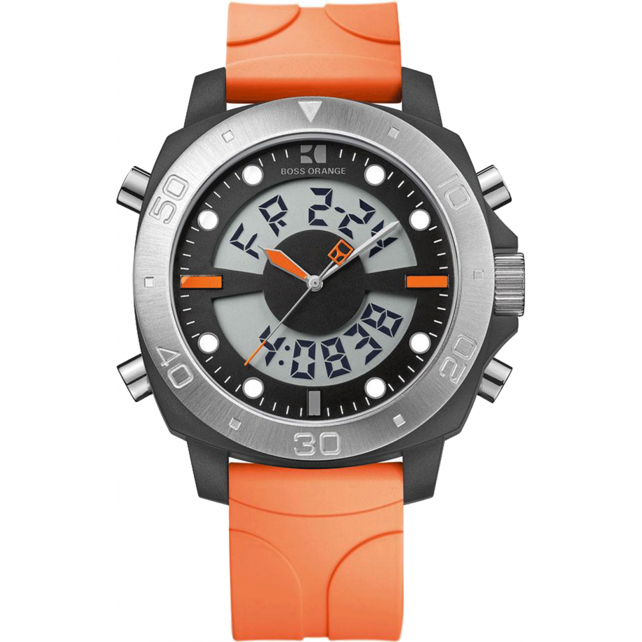 Hugo Boss Orange Men's Orange Strap Quartz Watch - 1512681