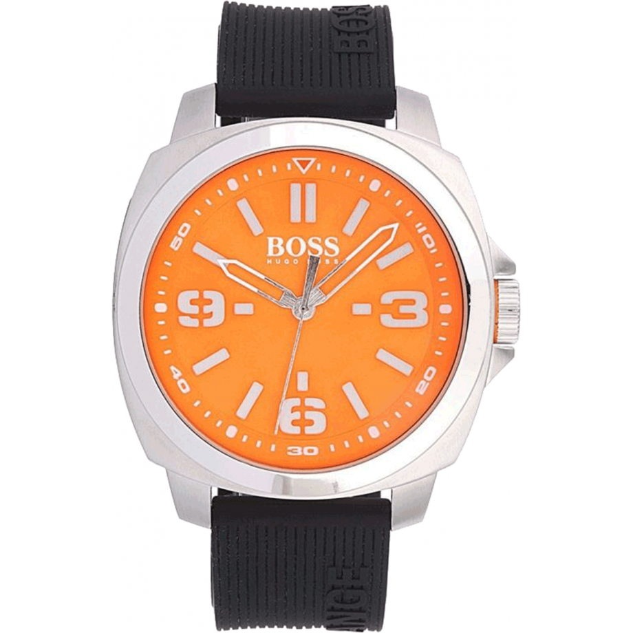 Hugo Boss Boss Orange Brisbane Men's Black Strap Quartz Watch - 1513096