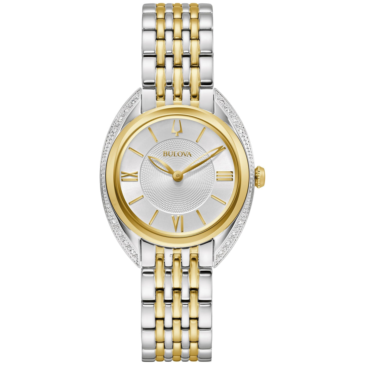 Bulova Classic Women's Gold-Silver Two tone Bracelet Quartz Watch - 98R296