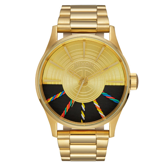 Nixon Star Wars Time Teller (C-3PO Edition) Men's Gold Dial Quartz Watch C-3PO