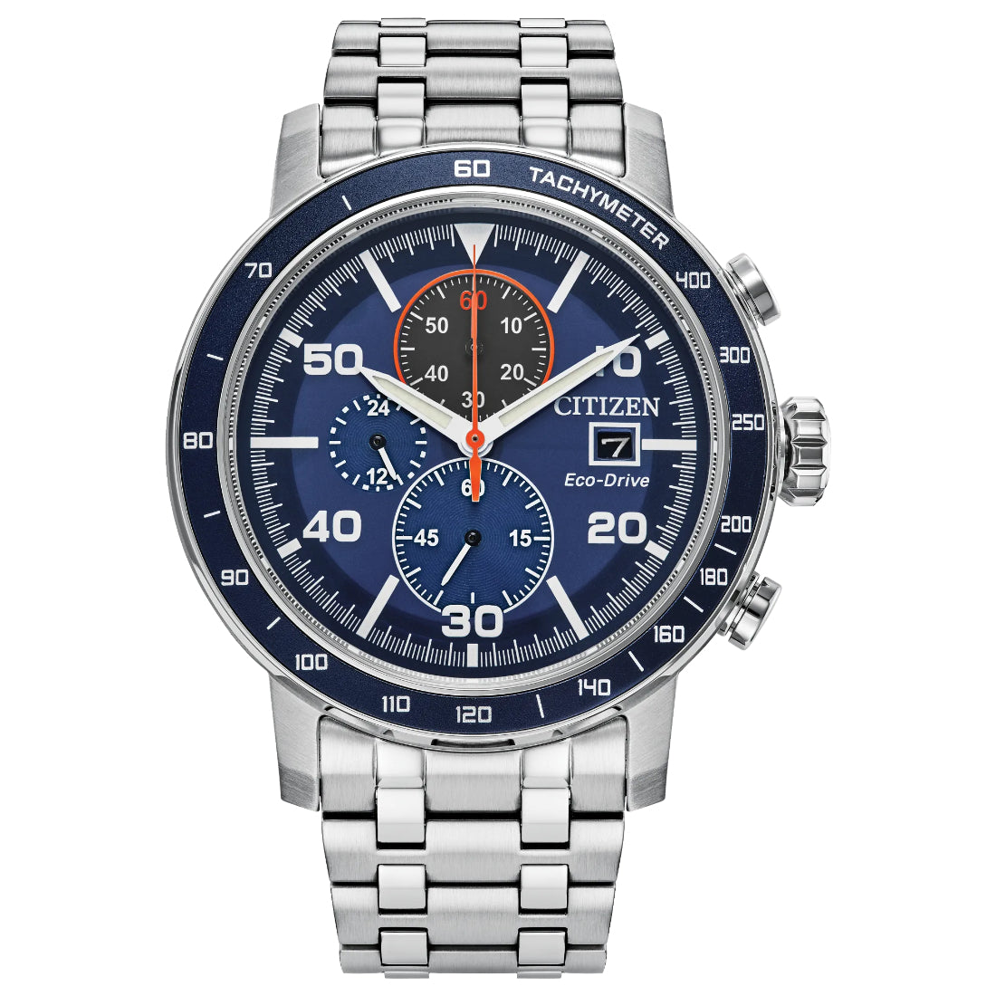 Citizen Brycen Collection Men's Silver-tone Bracelet Quartz Watch - CA0850-59L