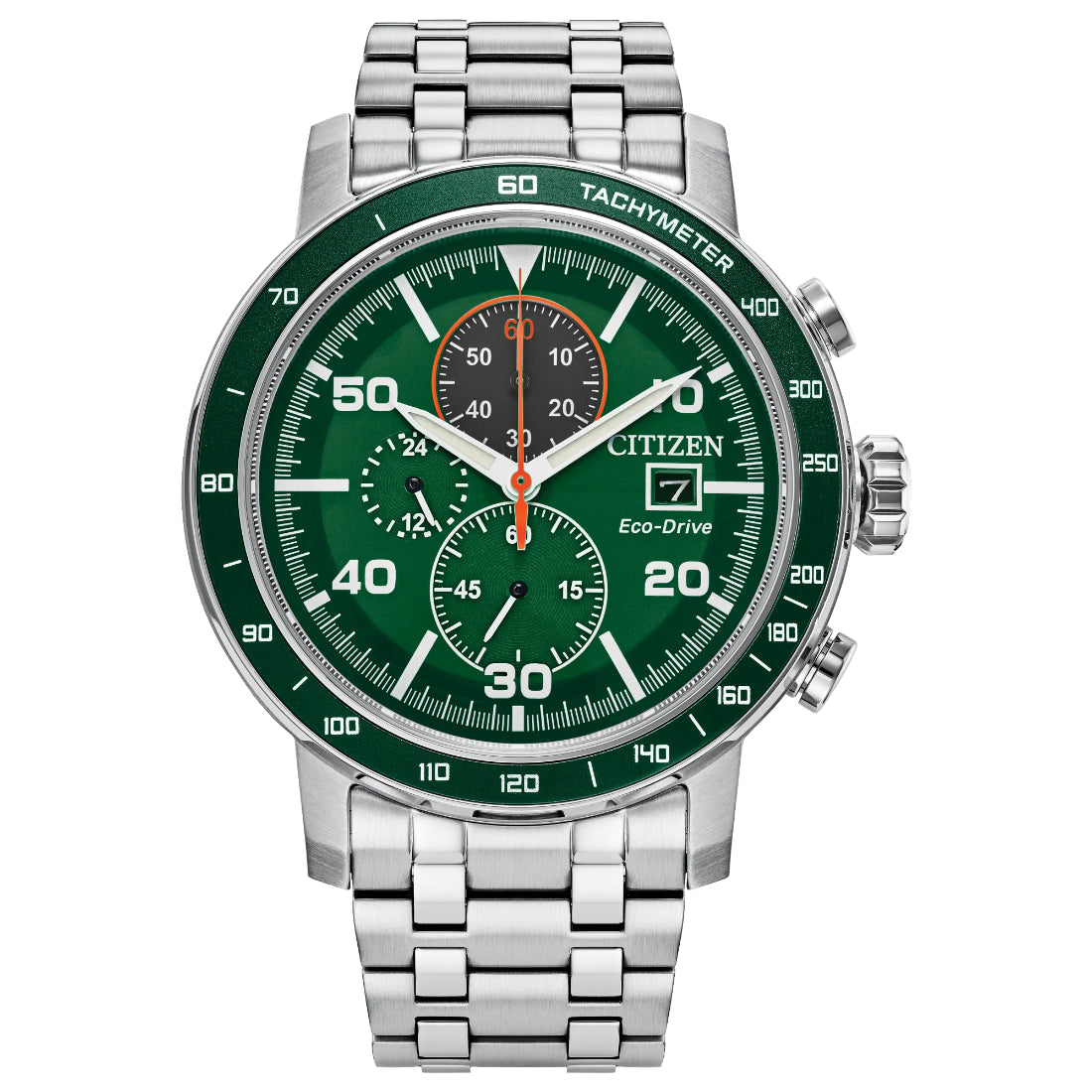 Citizen Brycen Collection Men's Silver-tone Bracelet Quartz Watch - CA0851-56X