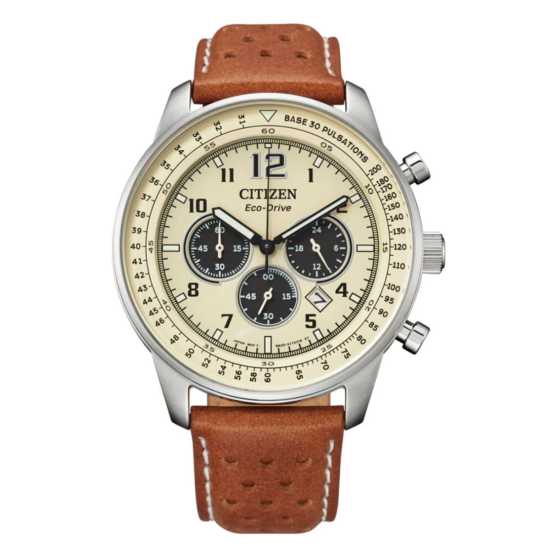 Citizen Future Force Men's Brown Strap Quartz Watch - CA4500-16X