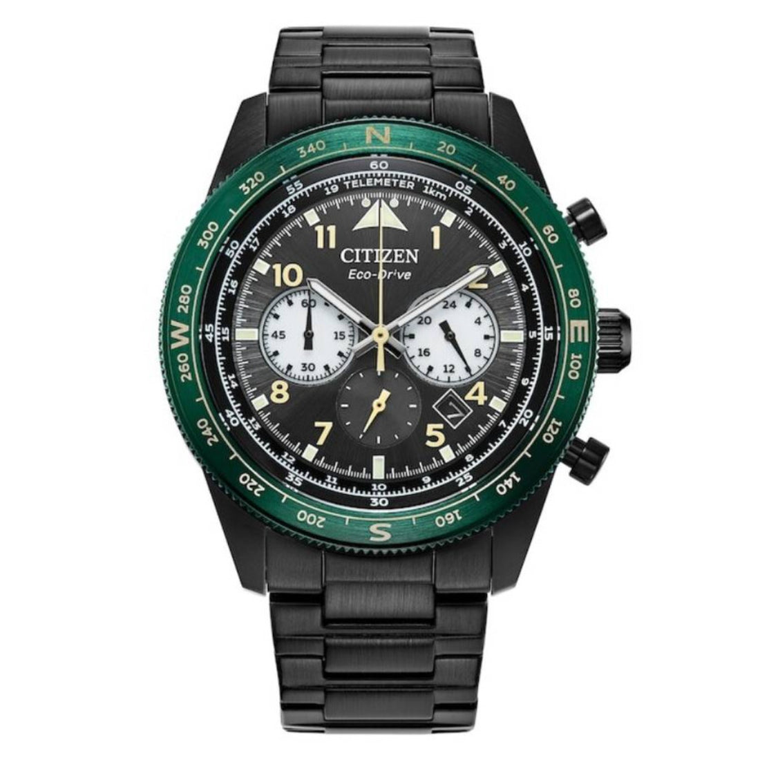 Citizen Weekender Collection Men's Black Bracelet Quartz Watch - CA4555-81E