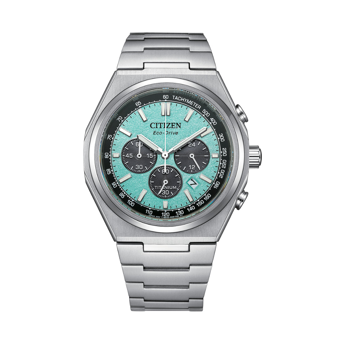 Citizen Zenshin Three-Hand (Super Titanium™ Series) Men's Silver-tone Bracelet Quartz Watch - CA4610-85M