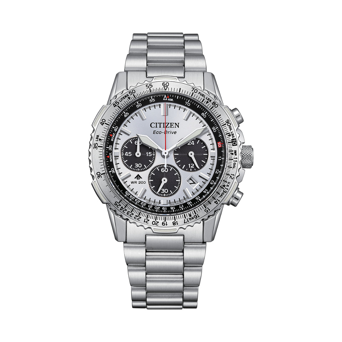 Citizen Promaster Navihawk Men's Silver Bracelet Quartz Watch - CA4660-61A