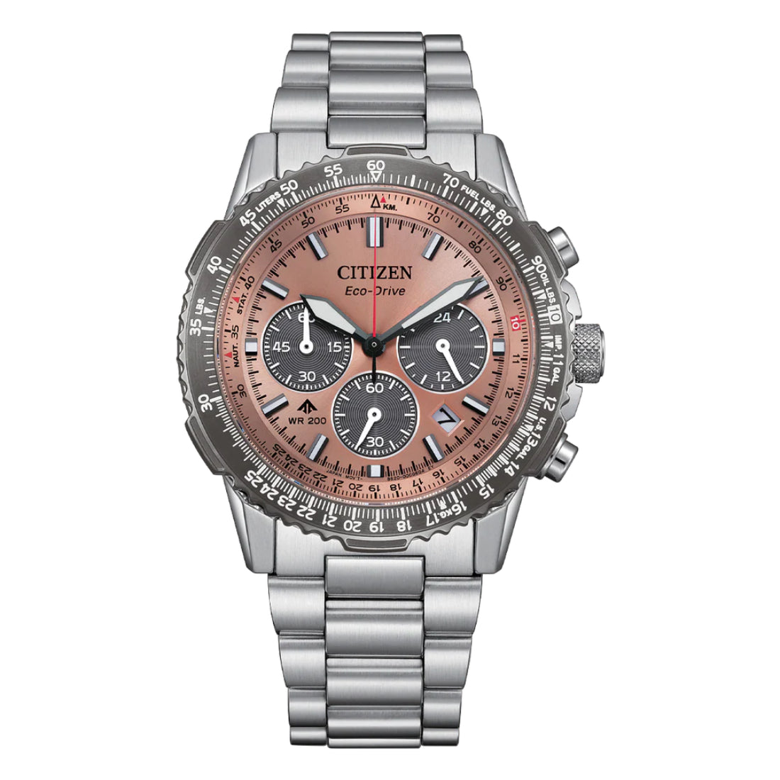 Citizen Promaster Navihawk Men's Silver-tone Bracelet Quartz Watch - CA4664-60X