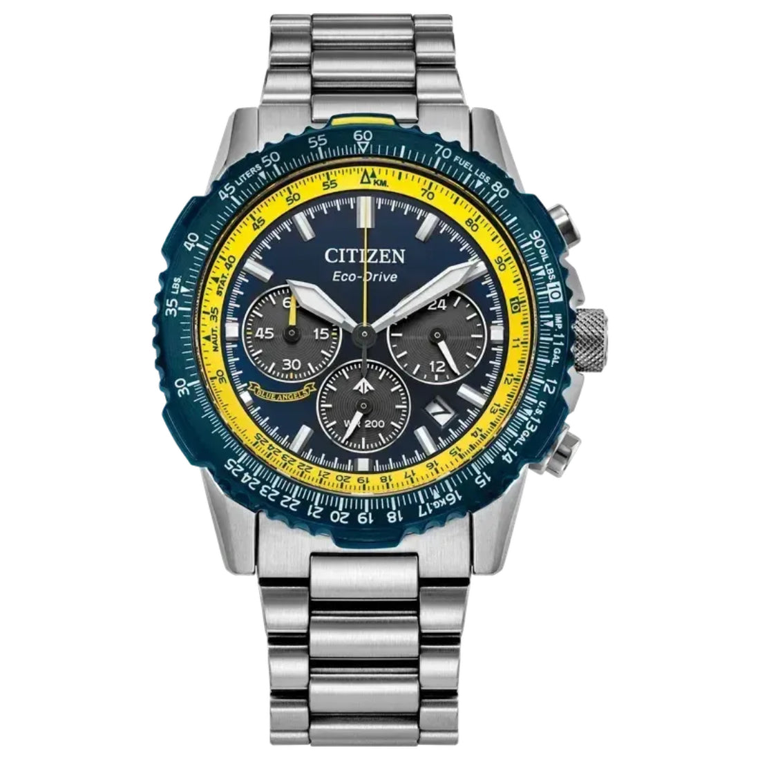 Citizen Citizen Promaster Navihawk / Blue Angels Special Edition Men's Silver-tone Bracelet Quartz Watch - CA4667-53L