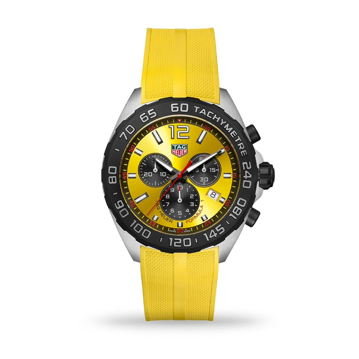 Tag Heuer Men&#39;s CAZ101AM.FT8054 Yellow Rubber Watch