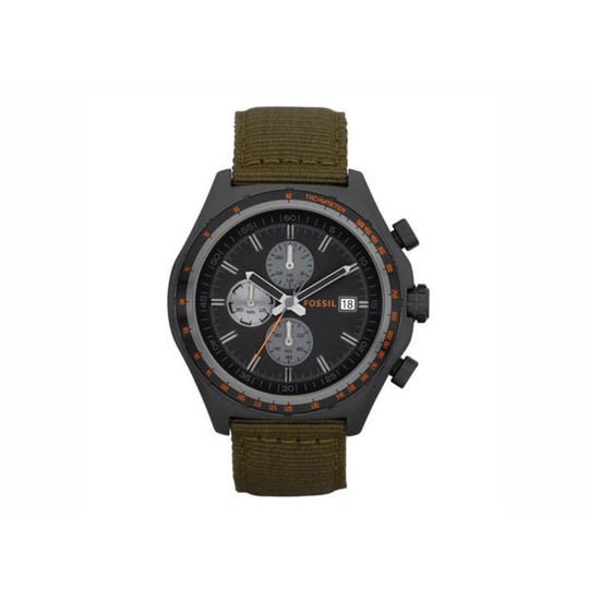 Fossil Dylan Men's Green Strap Quartz Watch - CH2781