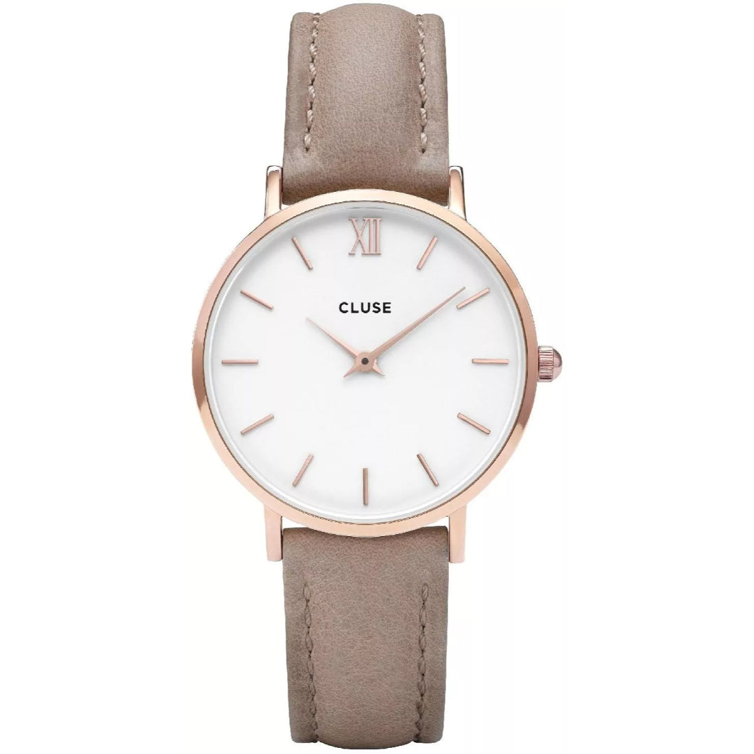 Cluse Minuit Women's Hazelnut Strap Quartz Watch - CL30043
