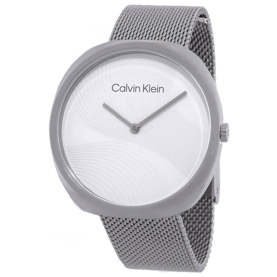Calvin Klein Sculpt Collection Women's Silver Bracelet Quartz Watch - 25200245