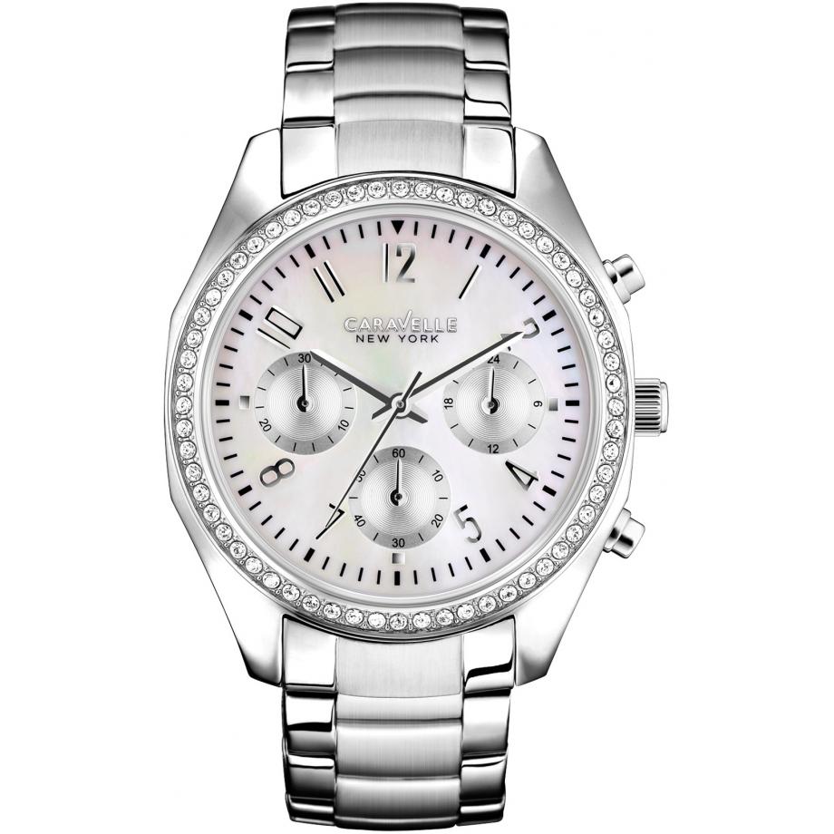 Caravelle Ladies Collection Women's Silver-tone Bracelet Quartz Watch - 43L159