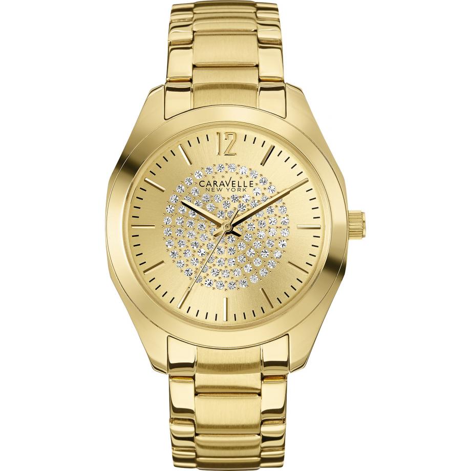 Caravelle Classic Collection Women's Gold-tone Bracelet Quartz Watch - 44L159