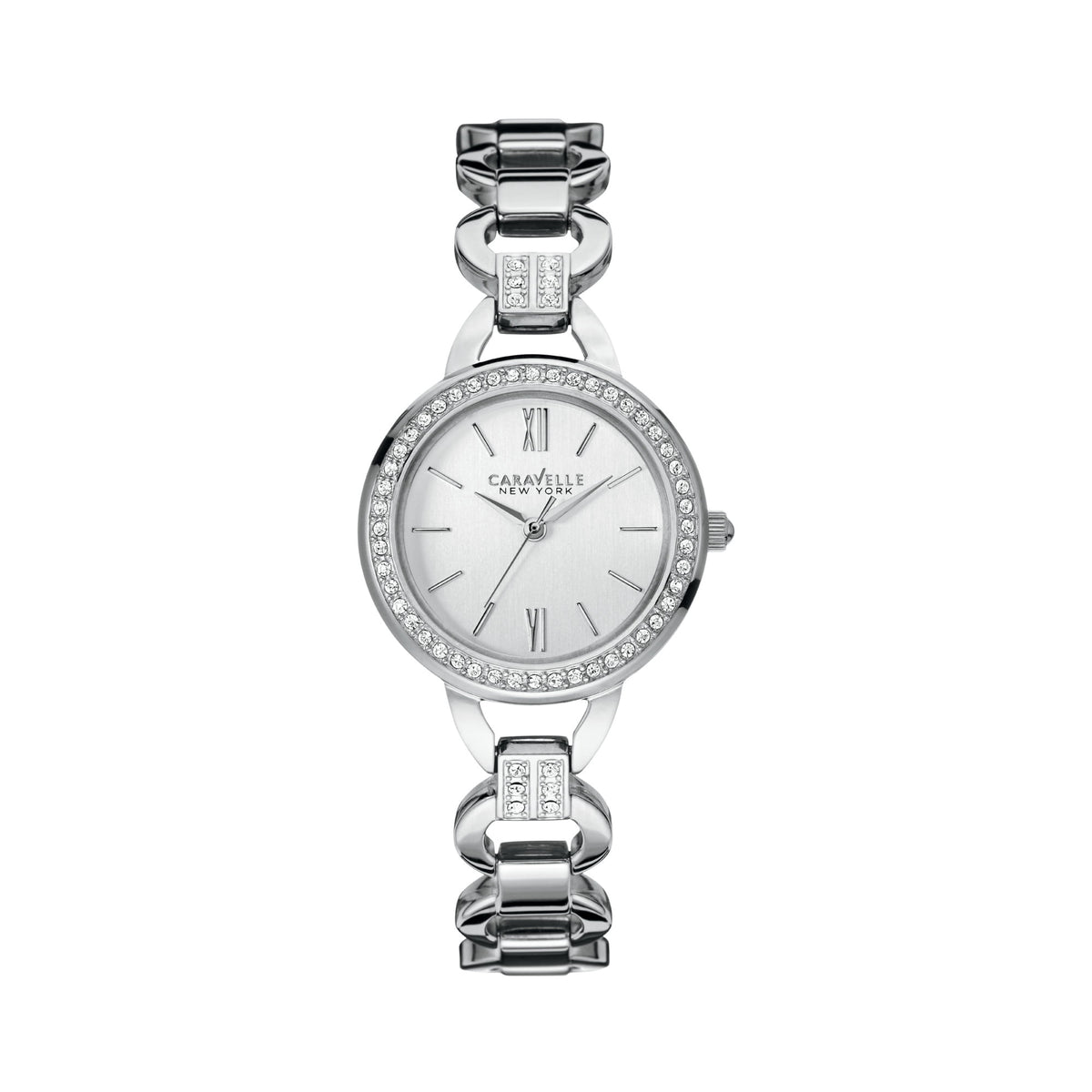 Caravelle Women's Collection Women's Silver Bracelet Quartz Watch - 43L180