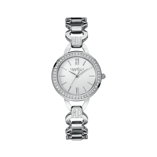 Caravelle Women's Collection Women's Silver Bracelet Quartz Watch - 43L180