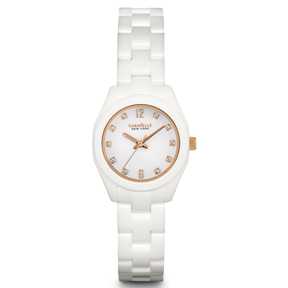 Caravelle New York by Bulova Women's White Bracelet Quartz Watch - 45L159
