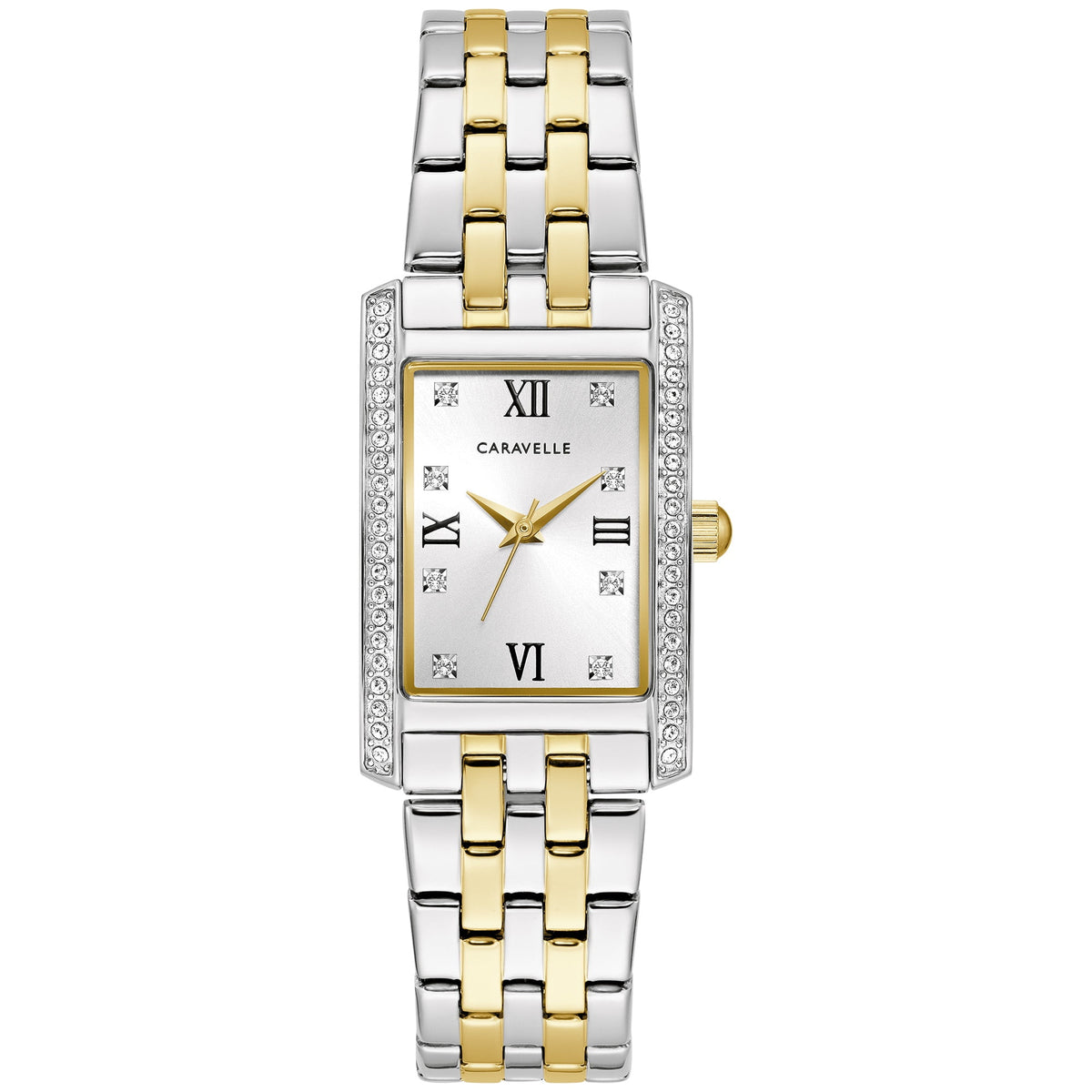 Bulova Caravelle  by Bulova Classic Women's Two-tone/Silver and Gold-tone Bracelet Quartz Watch - 45L191