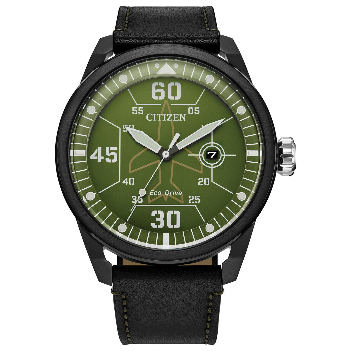 Citizen Avion Weekender Collection Men's Black Strap Quartz Watch - AW1735-03X