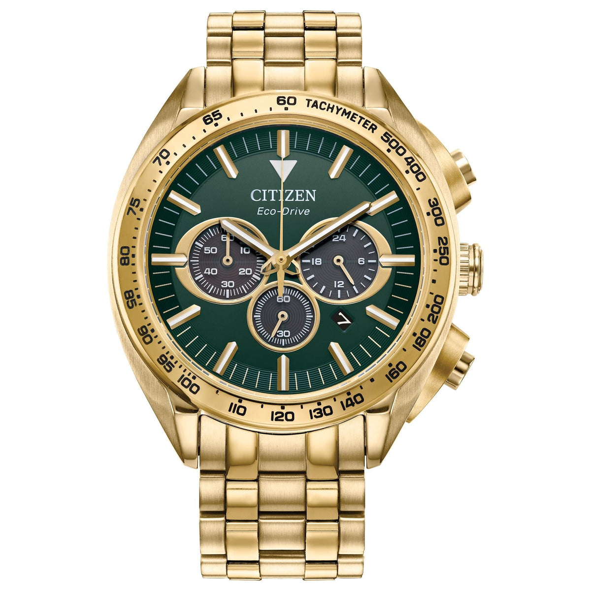 Citizen Carson Men's Gold-tone Bracelet Quartz Watch - CA4542-59X