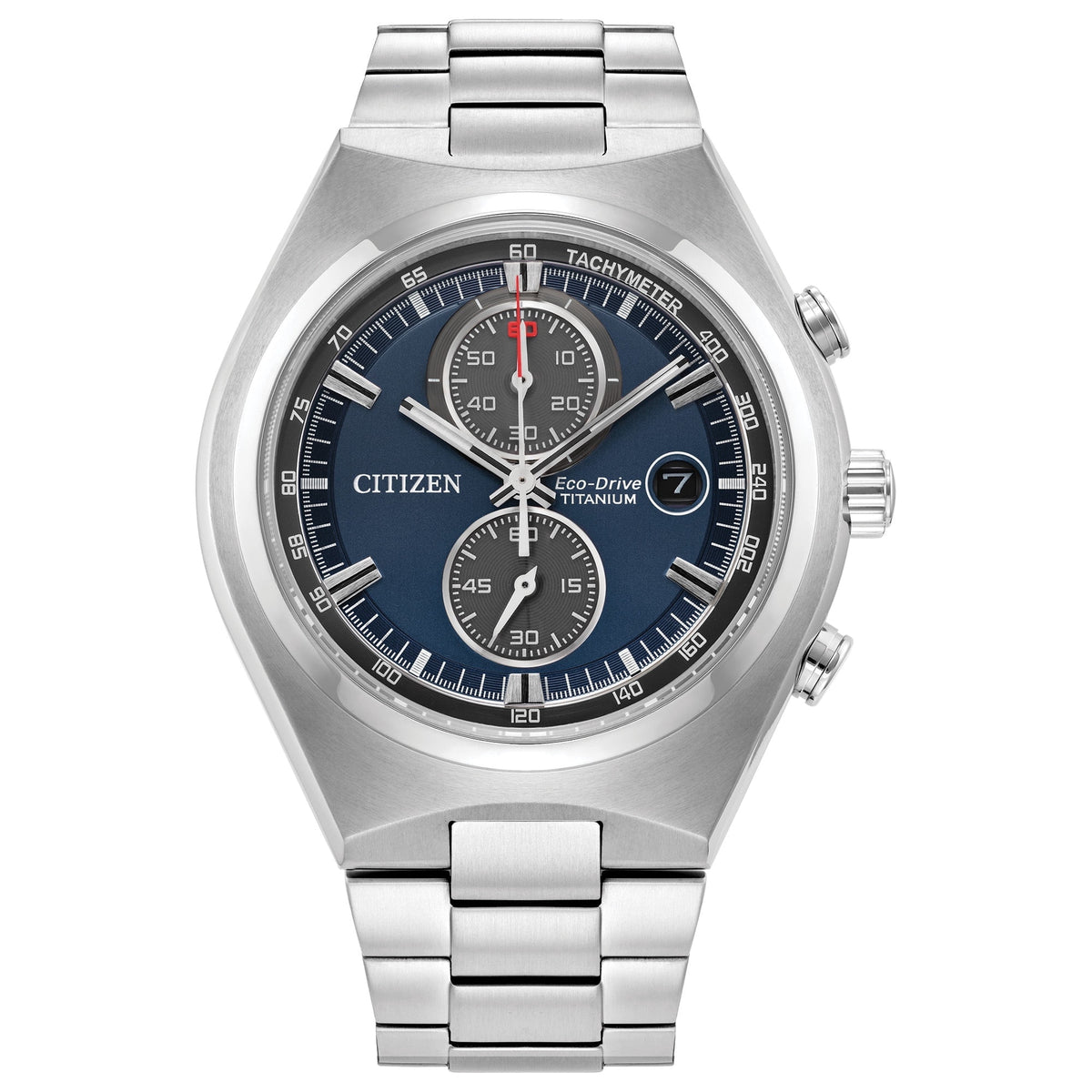 Citizen Brycen Collection Men's Silver-tone Bracelet Quartz Watch - CA7090-52L
