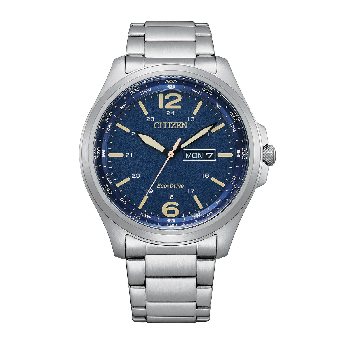 Citizen Eco-Drive Classic Men's Silver-tone Bracelet Quartz Watch - AW0110-58L