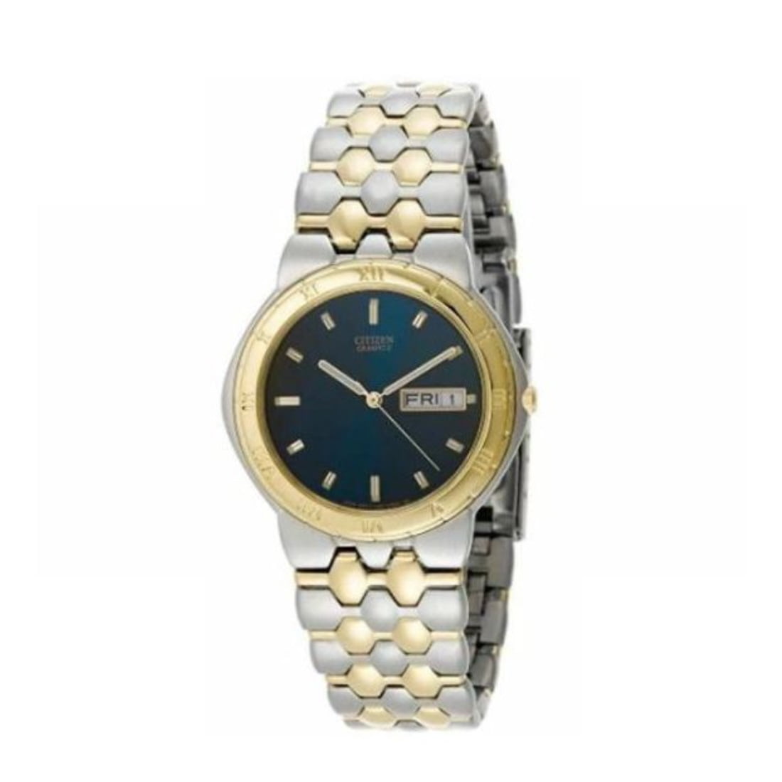 Citizen Quartz Collection Men's Two-tone/Silver and Gold-tone Bracelet Quartz Watch - BF0264-57L