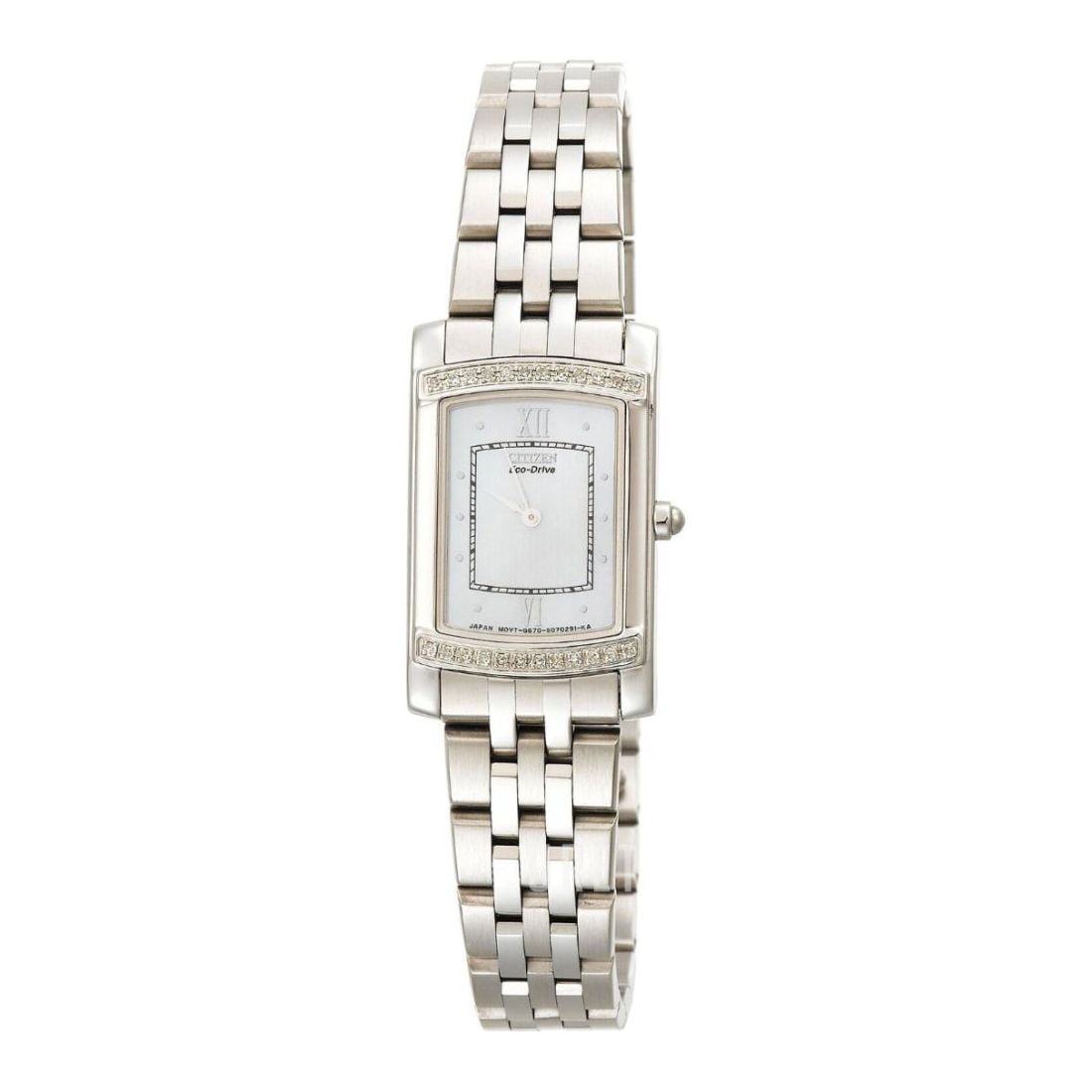 Citizen Stilletto Women's Silver Bracelet Quartz Watch - EG3120-52D