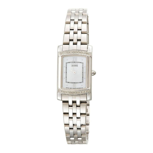 Citizen Stilletto Women's Silver Bracelet Quartz Watch - EG3120-52D