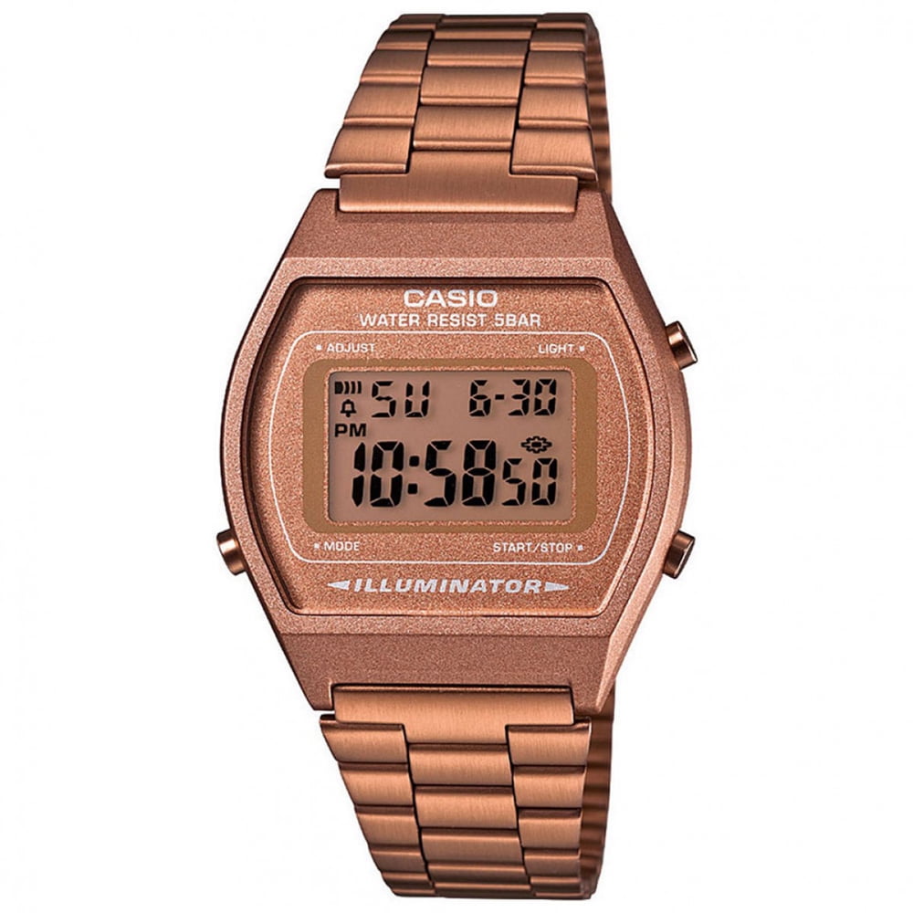 Casio Casio Vintage Collection Unisex Rose Gold-tone Bracelet Quartz Watch - B640WC-5AVT