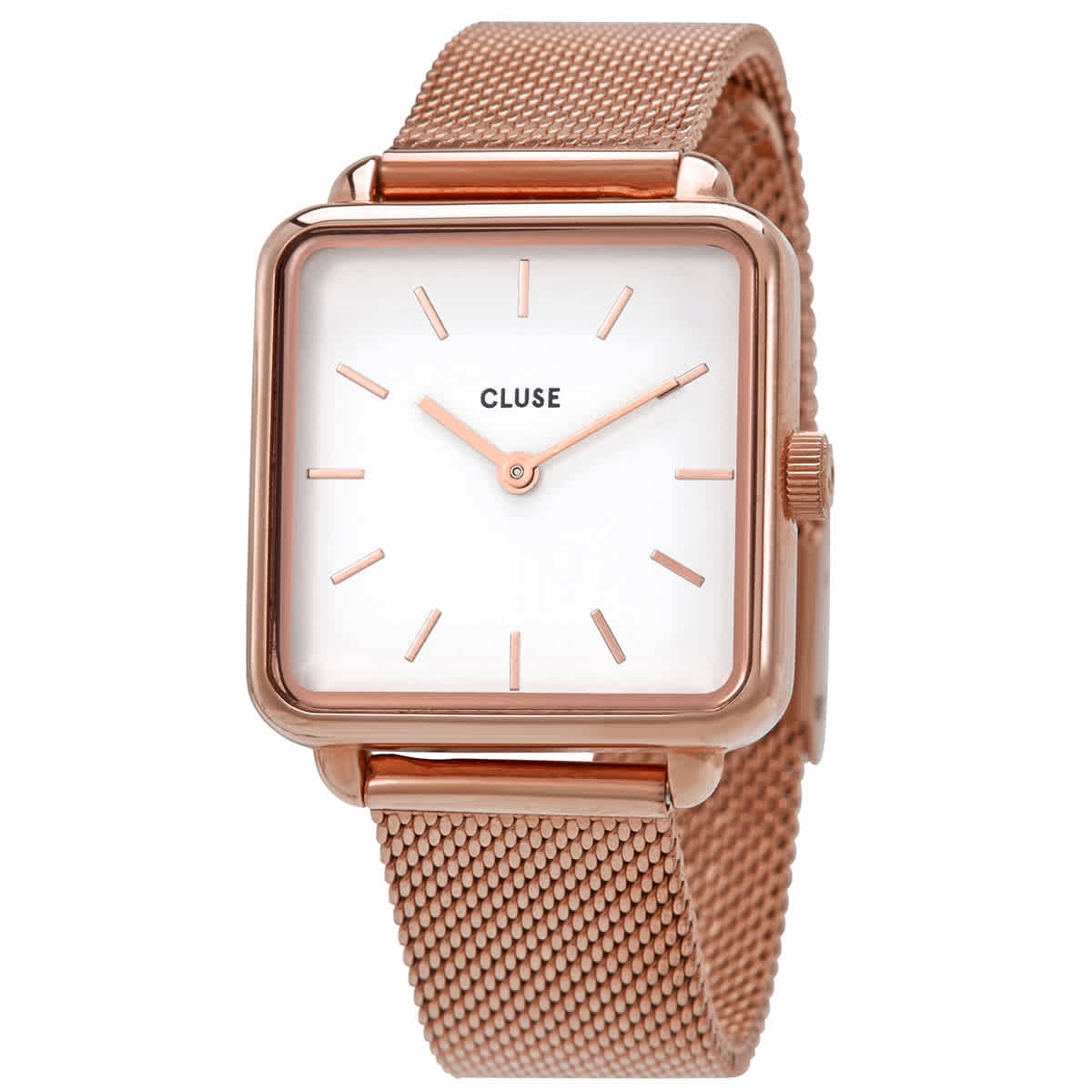 Cluse La Tétragone Women's Rose Gold-tone Bracelet Quartz Watch - CL60003