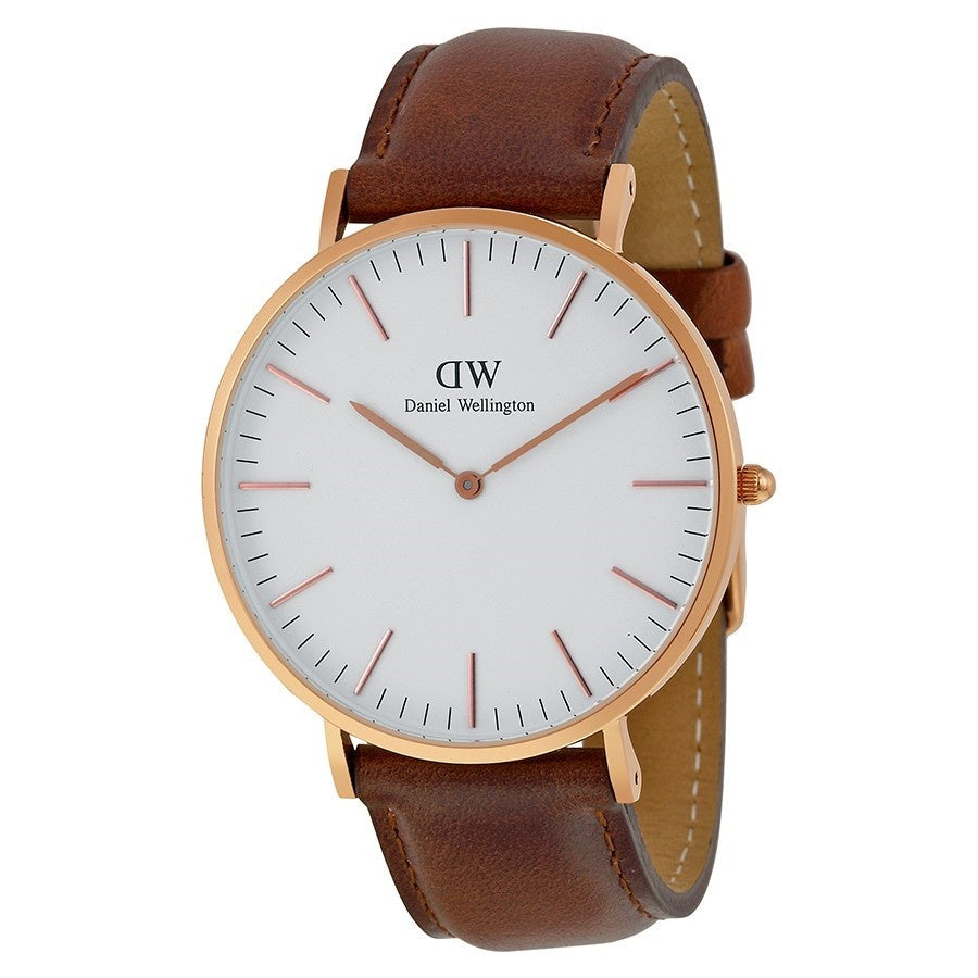 Daniel Wellington St. Mawes Men's Brown Strap Quartz Watch - DW00100006