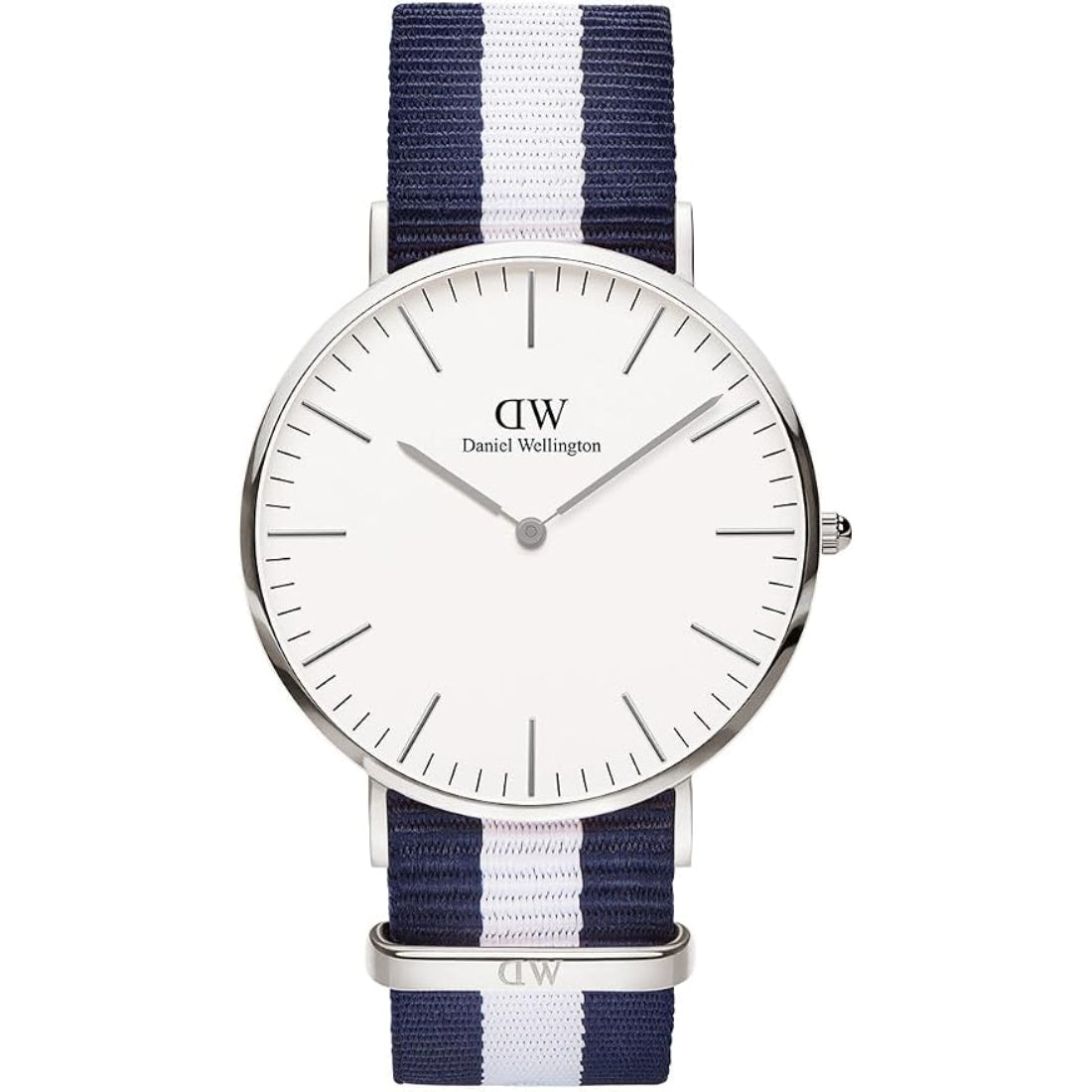 Daniel Wellington Glasgow Men's Blue and White Strap Quartz Watch - DW00100018