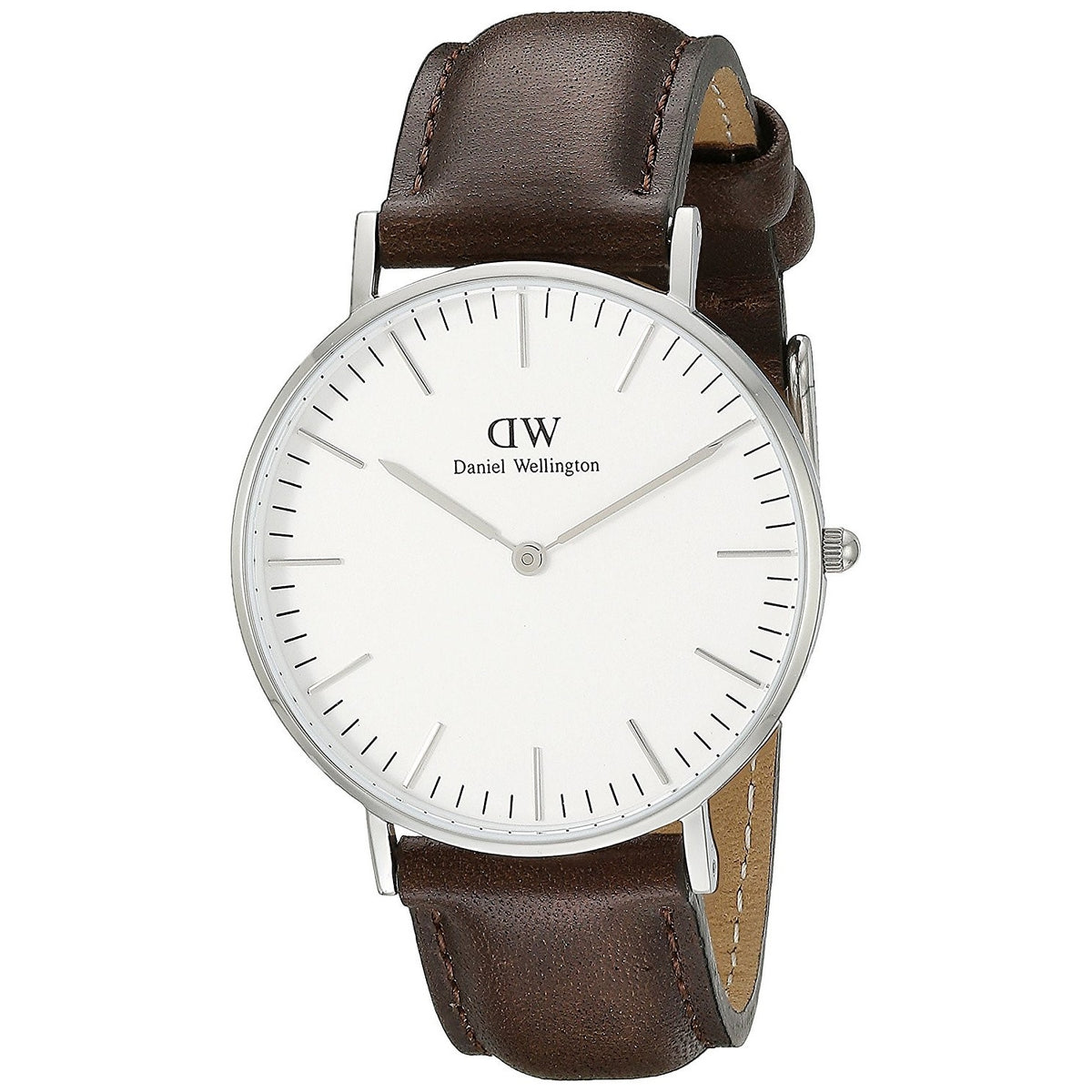 Daniel Wellington Bristol Men's Dark Brown Strap Quartz Watch - DW00100023