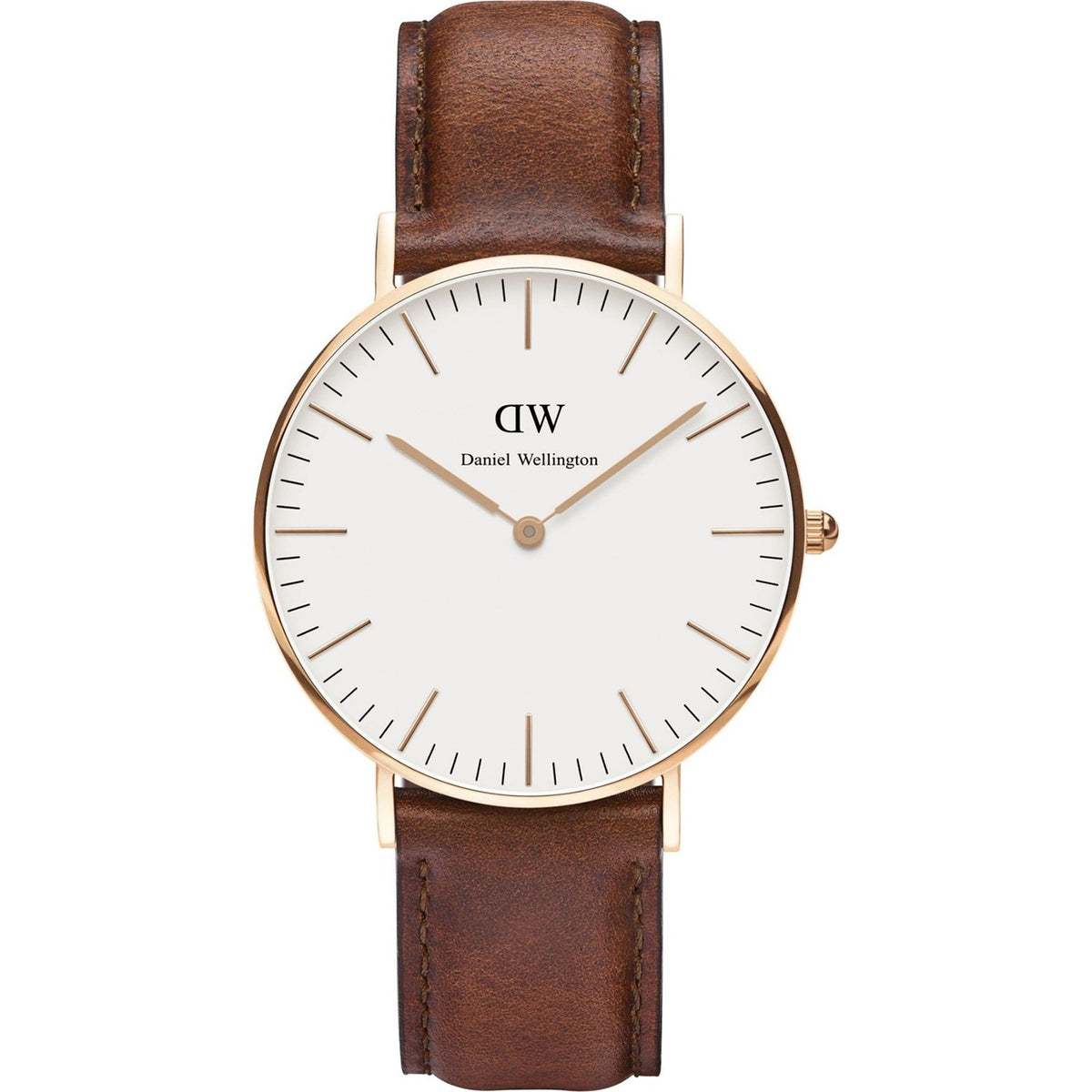 Daniel Wellington St. Mawes Women's Brown Strap Quartz Watch - DW00100035