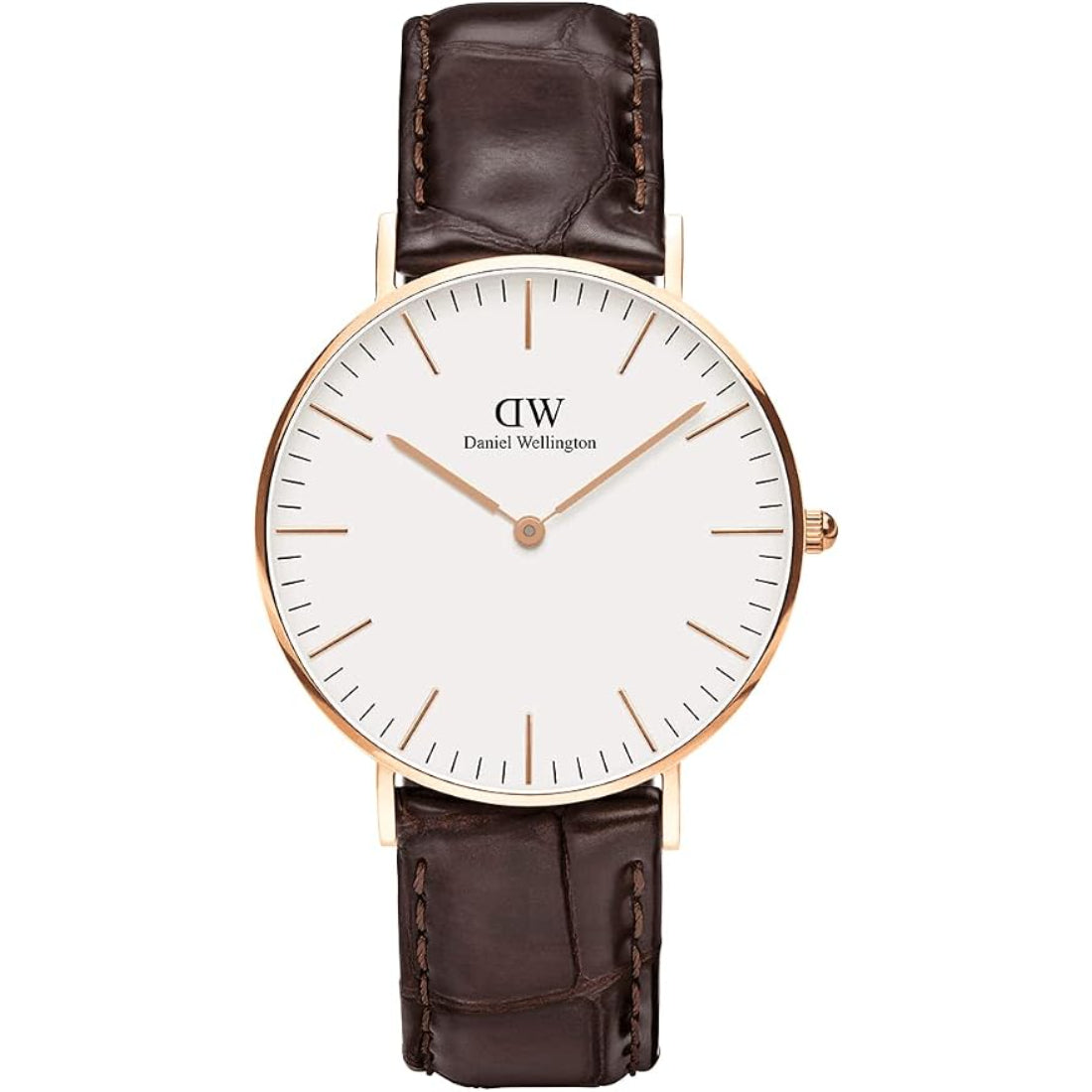 Daniel Wellington York Women's Brown Strap Quartz Watch - DW00100038