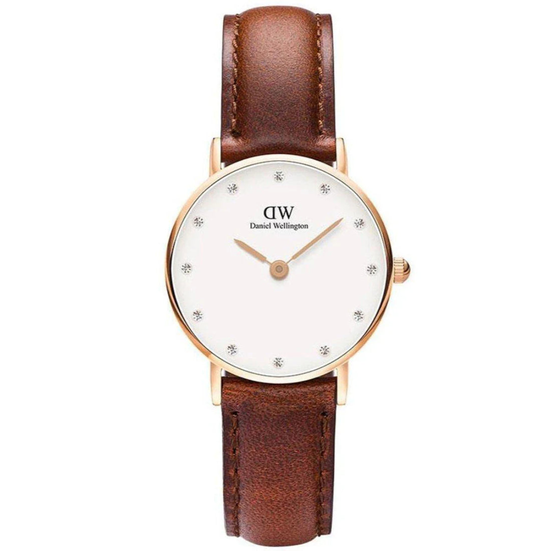 Daniel Wellington St. Mawes Women's Brown Strap Quartz Watch - DW00100059