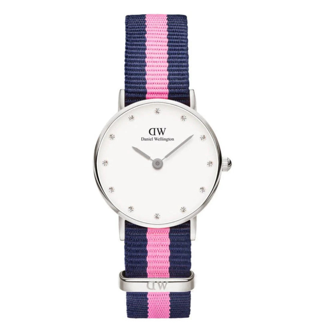 Daniel Wellington Winchester Women's Blue and Pink Strap Quartz Watch - DW00100073