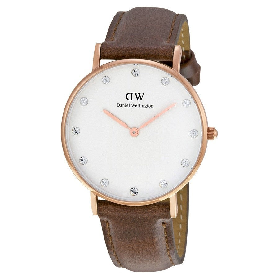 Daniel Wellington St. Mawes Women's Brown Strap Quartz Watch - DW00100075